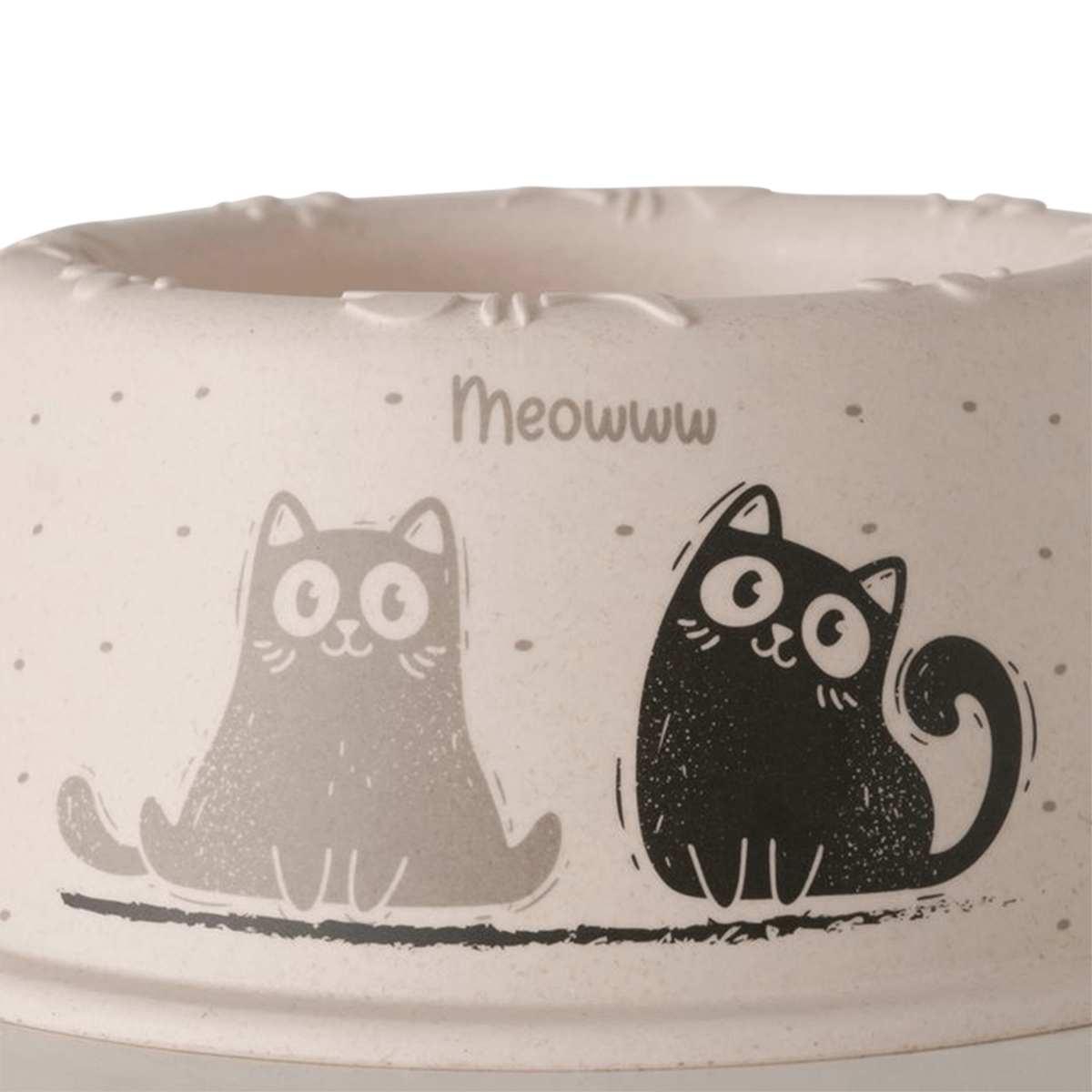 Voederbak MOLLY Katten Bamboe