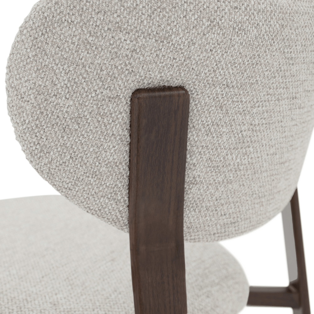 Stoel ARCUS Almond/Dark Walnut foil