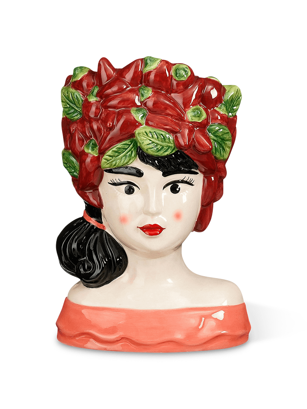 Bloempot Funry Rood 13 x 19,5 cm