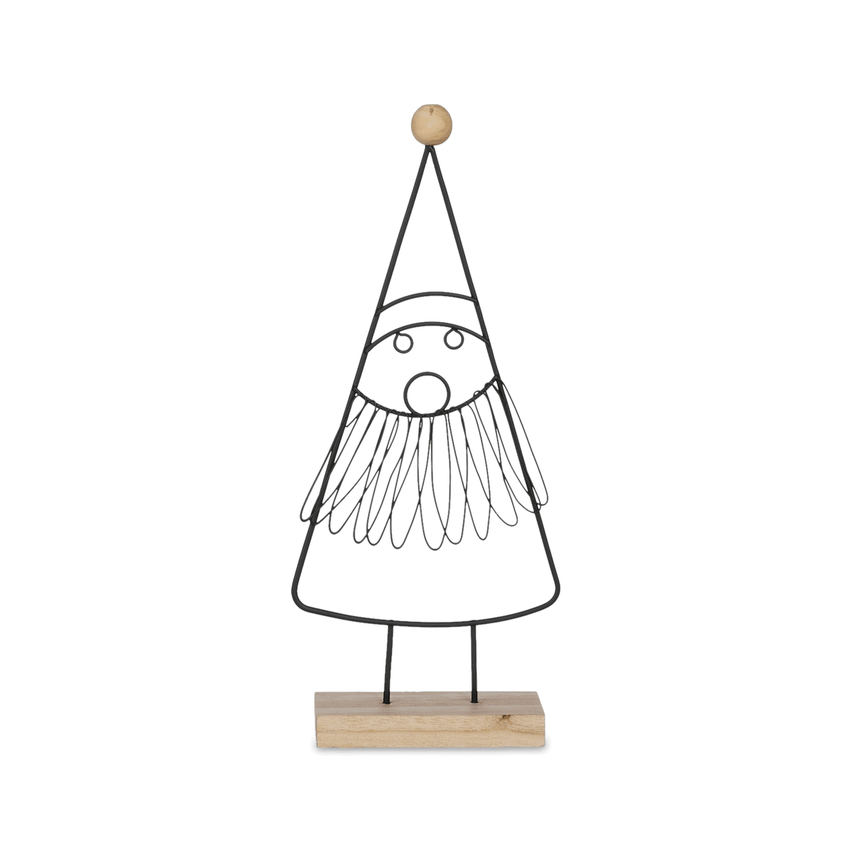 Kerstman NOELA XL Met. Zwart