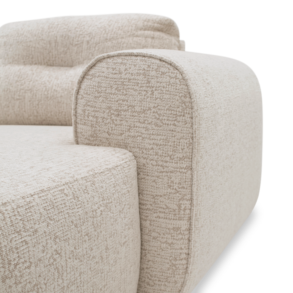 Hoeksalon AMARINO Longchair Rechts Beige B358