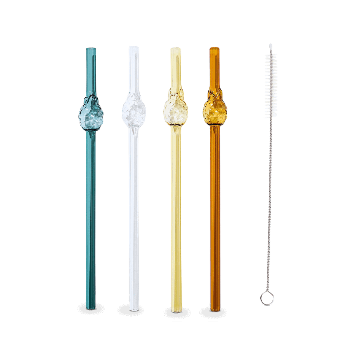 Herbruikbare Rietjes S/4 PINEAPPLE Multi