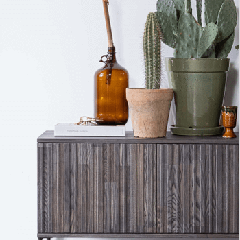 Woood TV-meubel GRAVURE Espresso B100 Woood TV-meubel GRAVURE Espresso B100