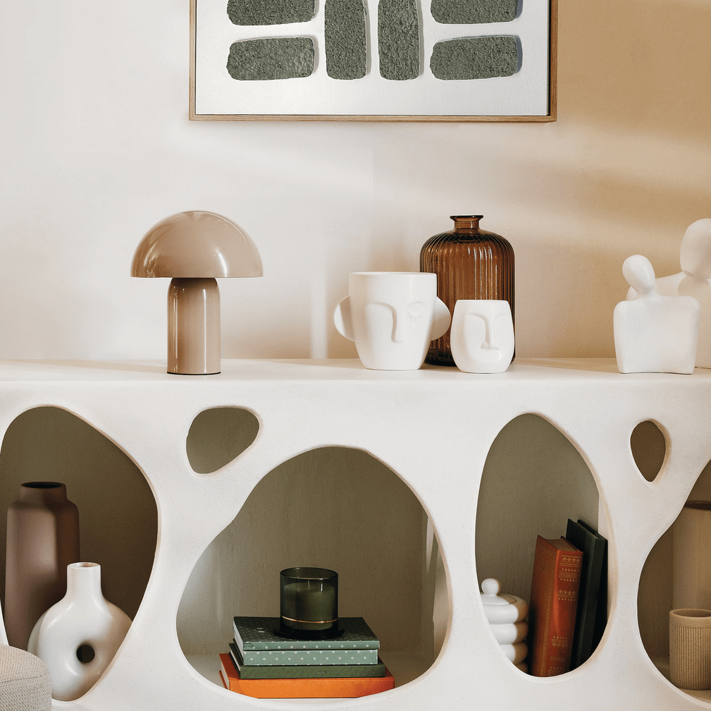 Tafellamp PADDOK Metaal Beige