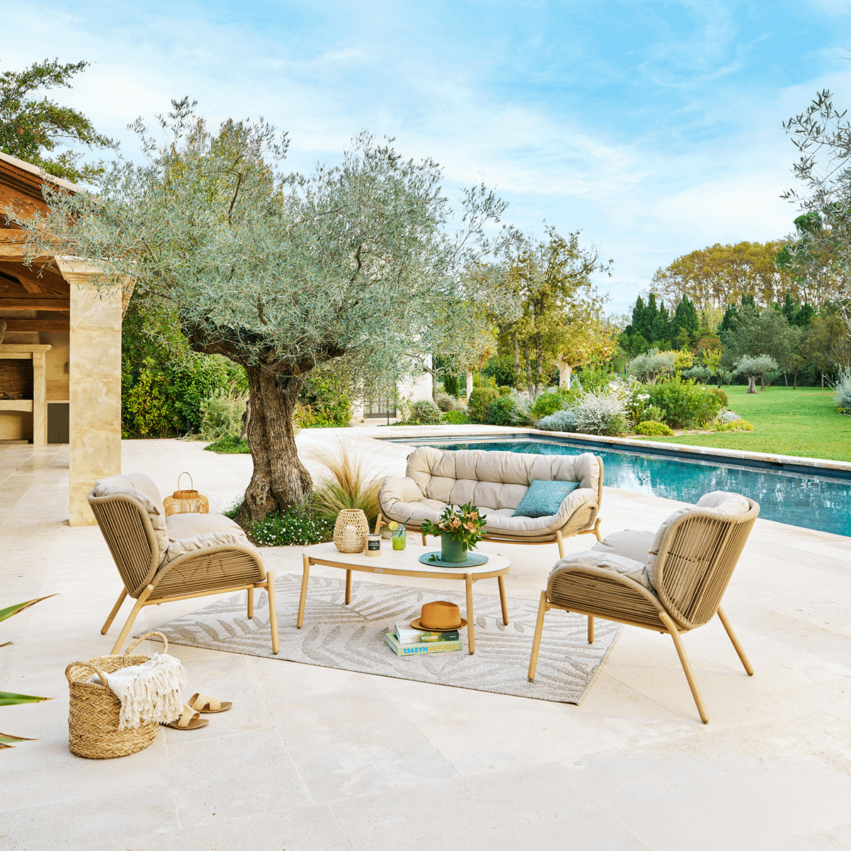 Loungeset BARDOLINO Beige