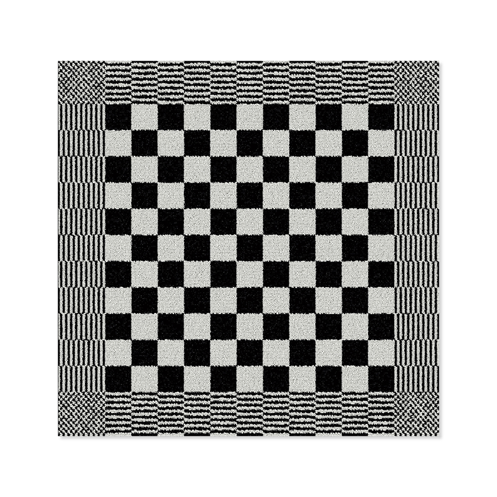 Keukendoek DDDDD 65x65 Zwart