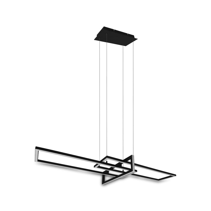 Hanglamp SALINAS Met. Mat Zwart Hanglamp SALINAS Met. Mat Zwart