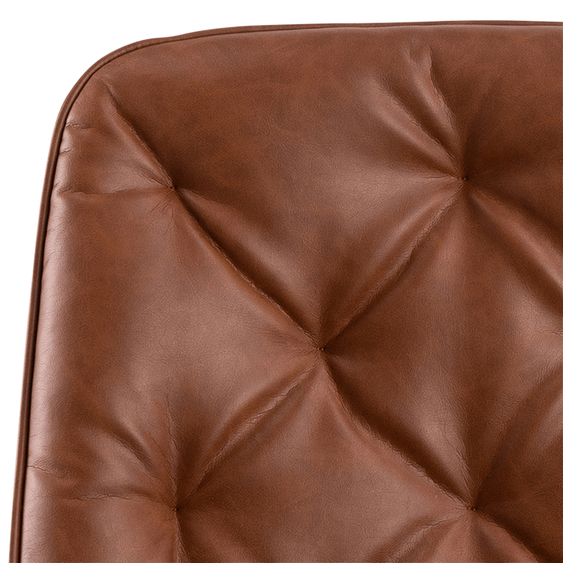 Bureaustoel HANNES PU Retro Brandy Bureaustoel HANNES PU Retro Brandy
