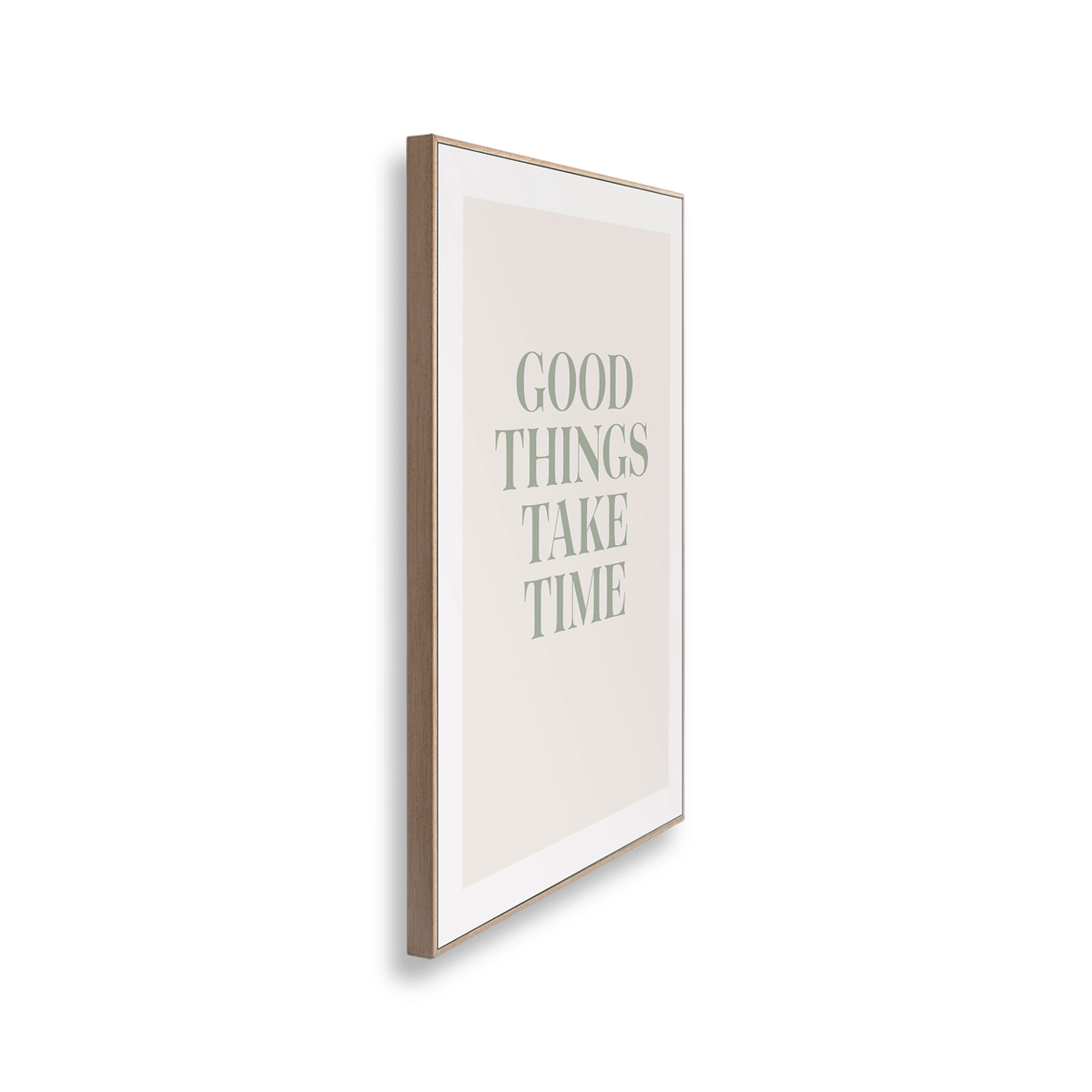 Slime Frame Wood Take Your Time