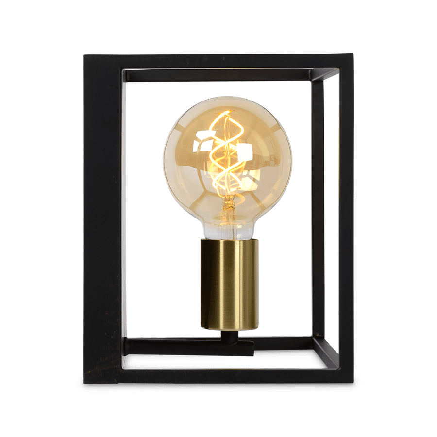 Wandlamp RUBEN 1Del. Zwart/Goud Wandlamp RUBEN 1Del. Zwart/Goud