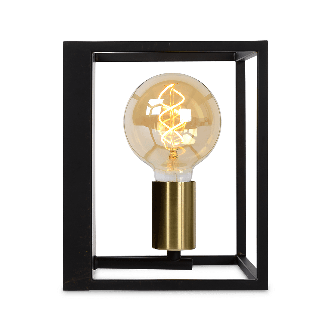 Wandlamp RUBEN 1Del. Zwart/Goud Wandlamp RUBEN 1Del. Zwart/Goud