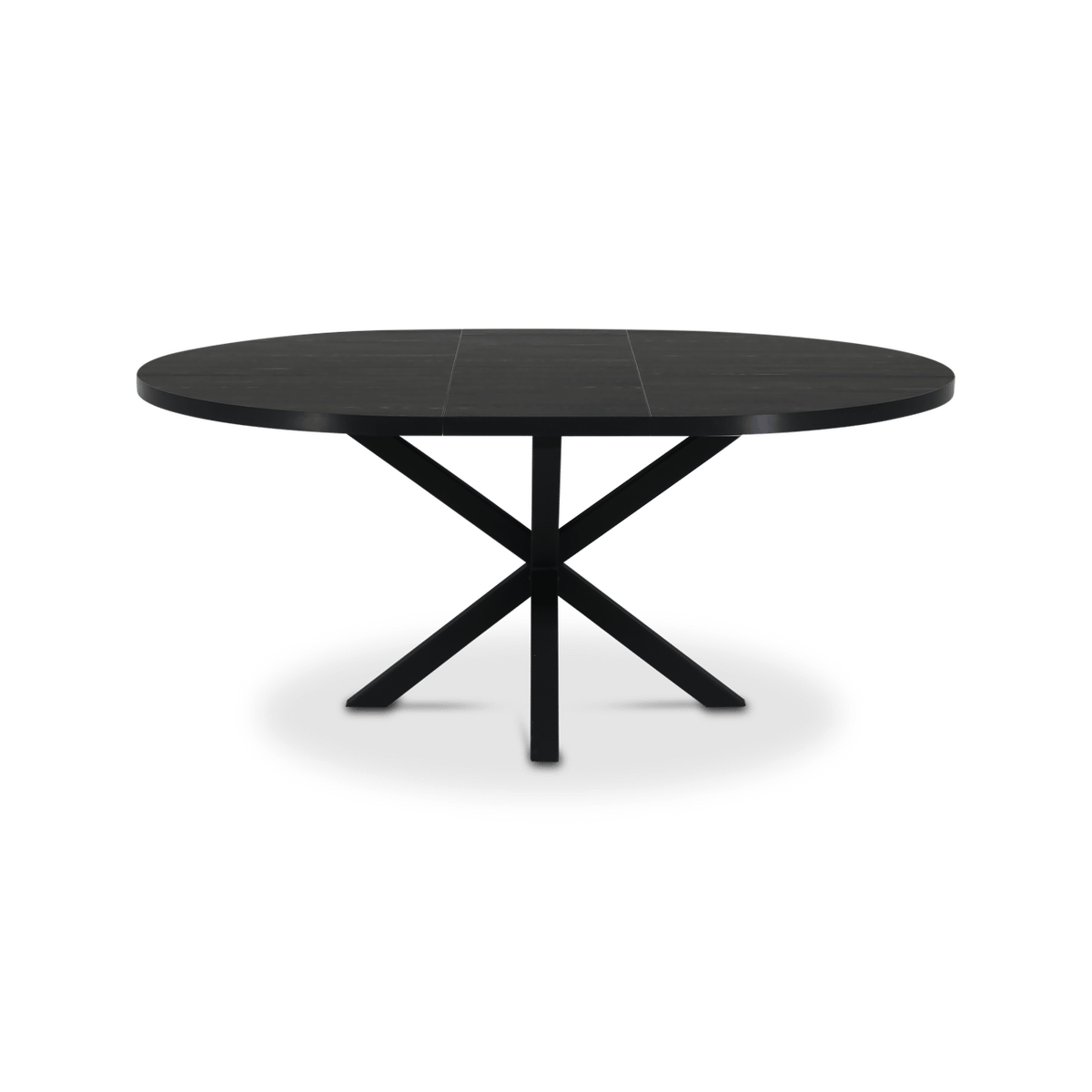 Eettafel Verlengbaar SILVA Noir Ø140/Ø180