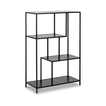 Boekenrek BOKSKAP Ash Black B77 Boekenrek BOKSKAP Ash Black B77