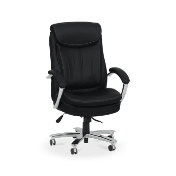 Bureaustoel ROAR met Arm PU Zwart/Chroom Bureaustoel ROAR met Arm PU Zwart/Chroom