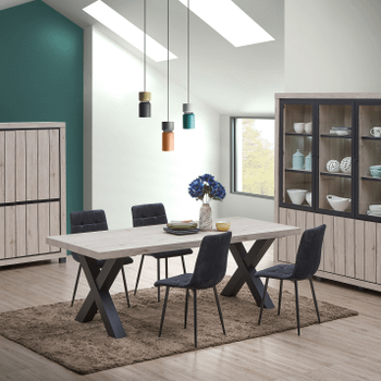 Eettafel JASMUND Naturel Oak 220x95 Eettafel JASMUND Naturel Oak 220x95