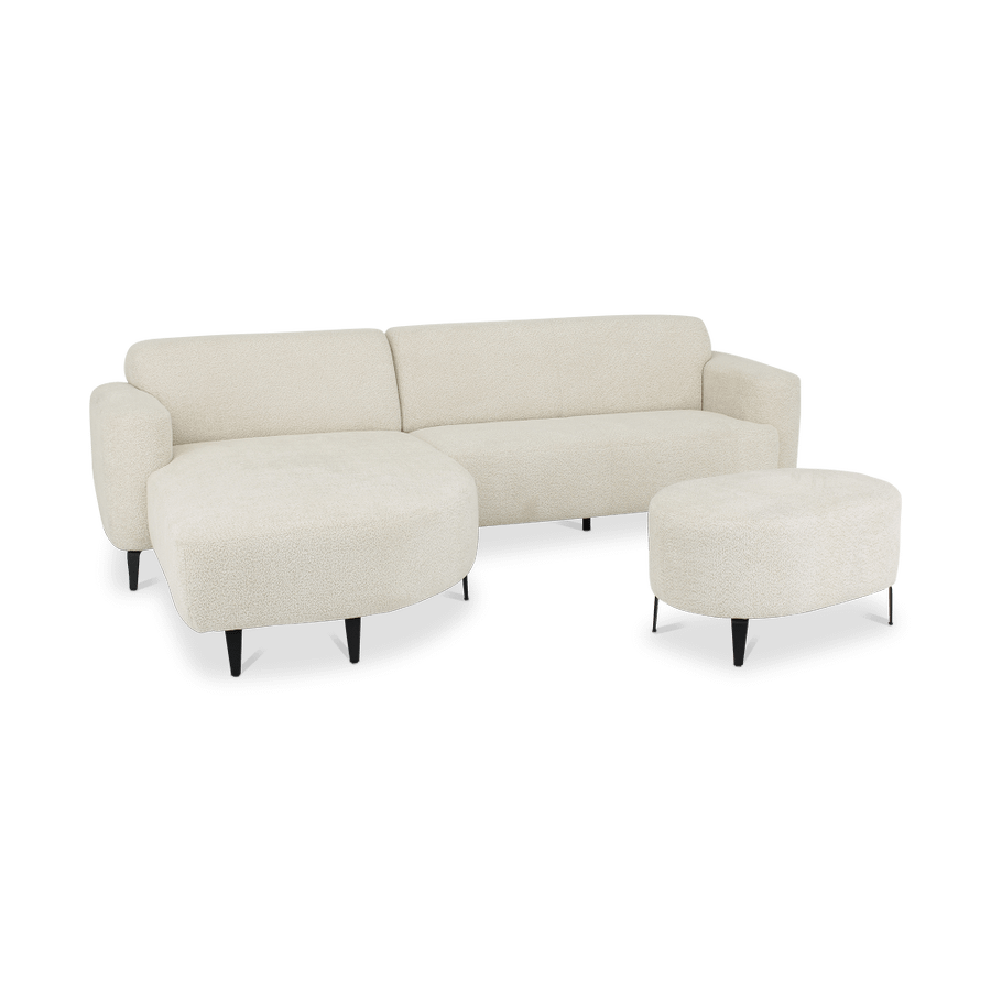 Hoeksalon THALIA Longchair Afgerond Links Hoeksalon THALIA Longchair Afgerond Links