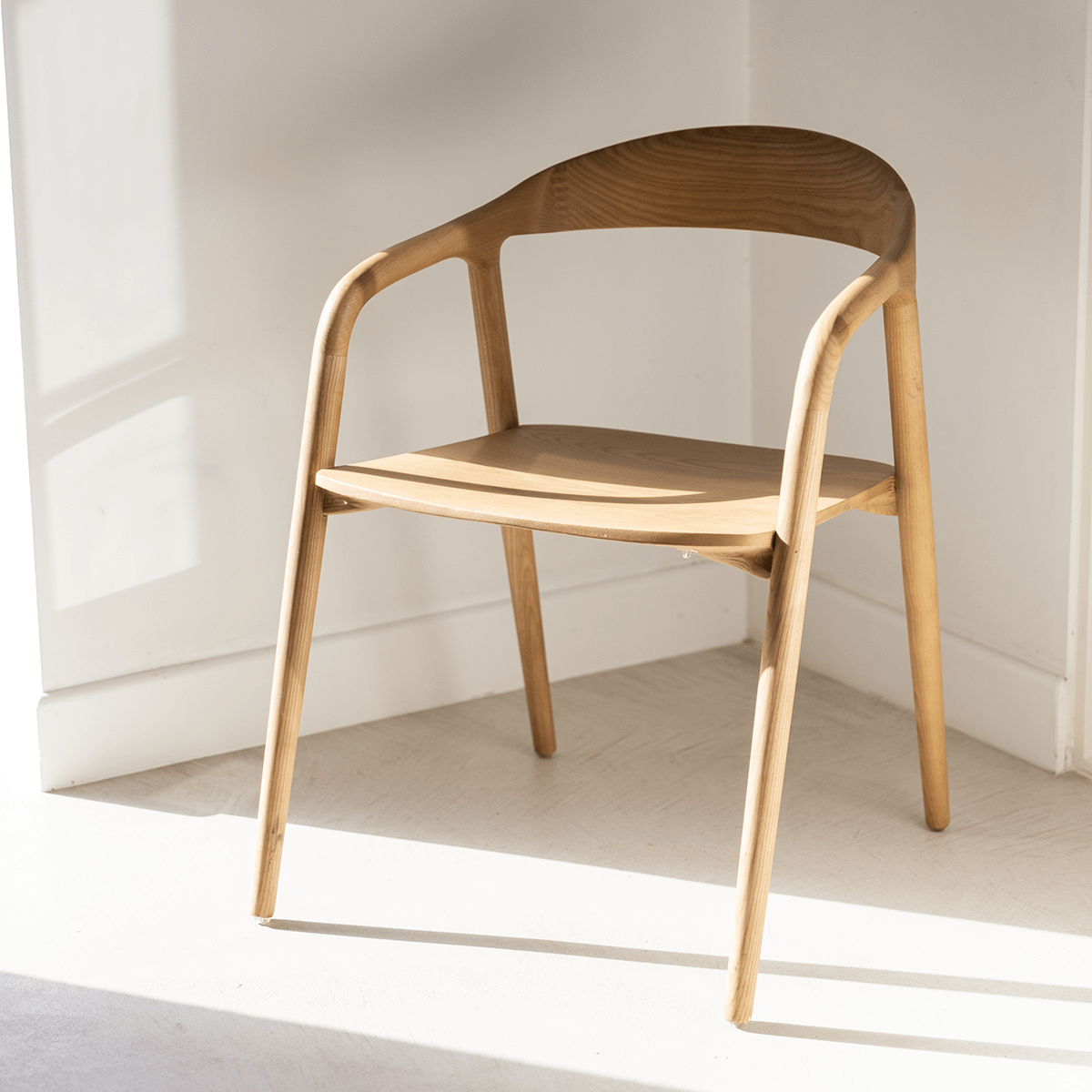 Stoel HJALMAR Ash Wood Natural