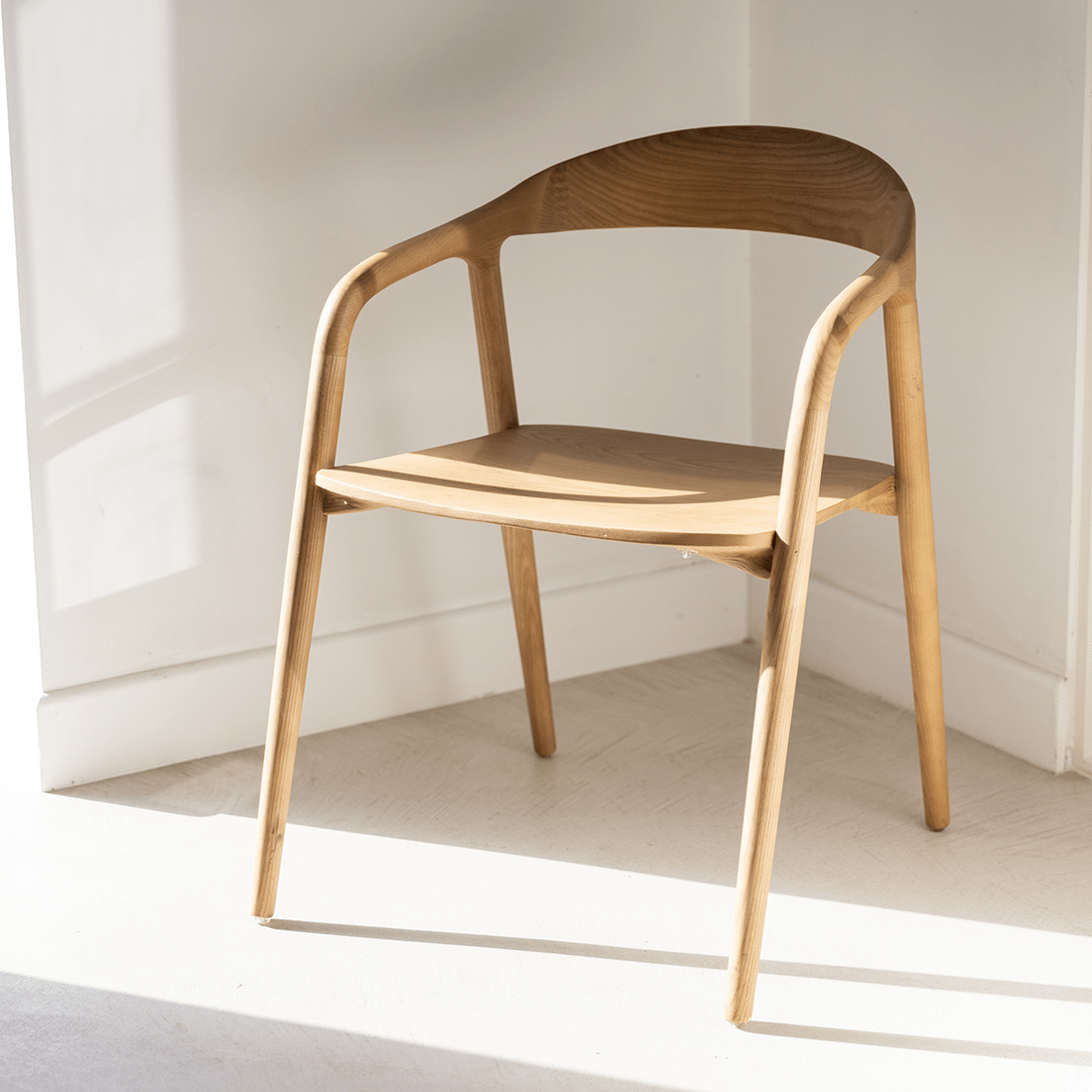 Stoel HJALMAR Ash Wood Natural Stoel HJALMAR Ash Wood Natural