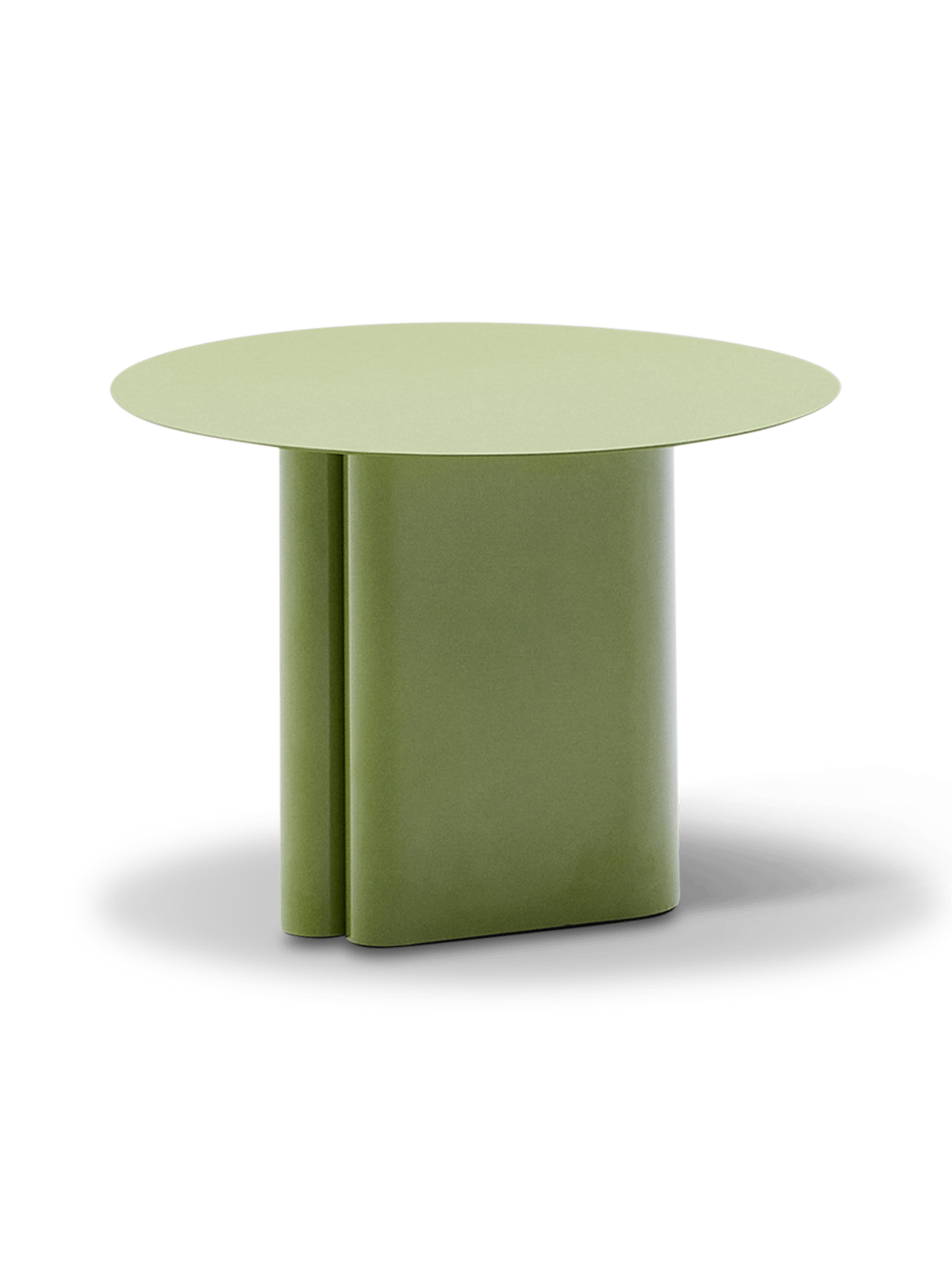 Arvin groene ijzeren bijzettafel ⌀55 cm