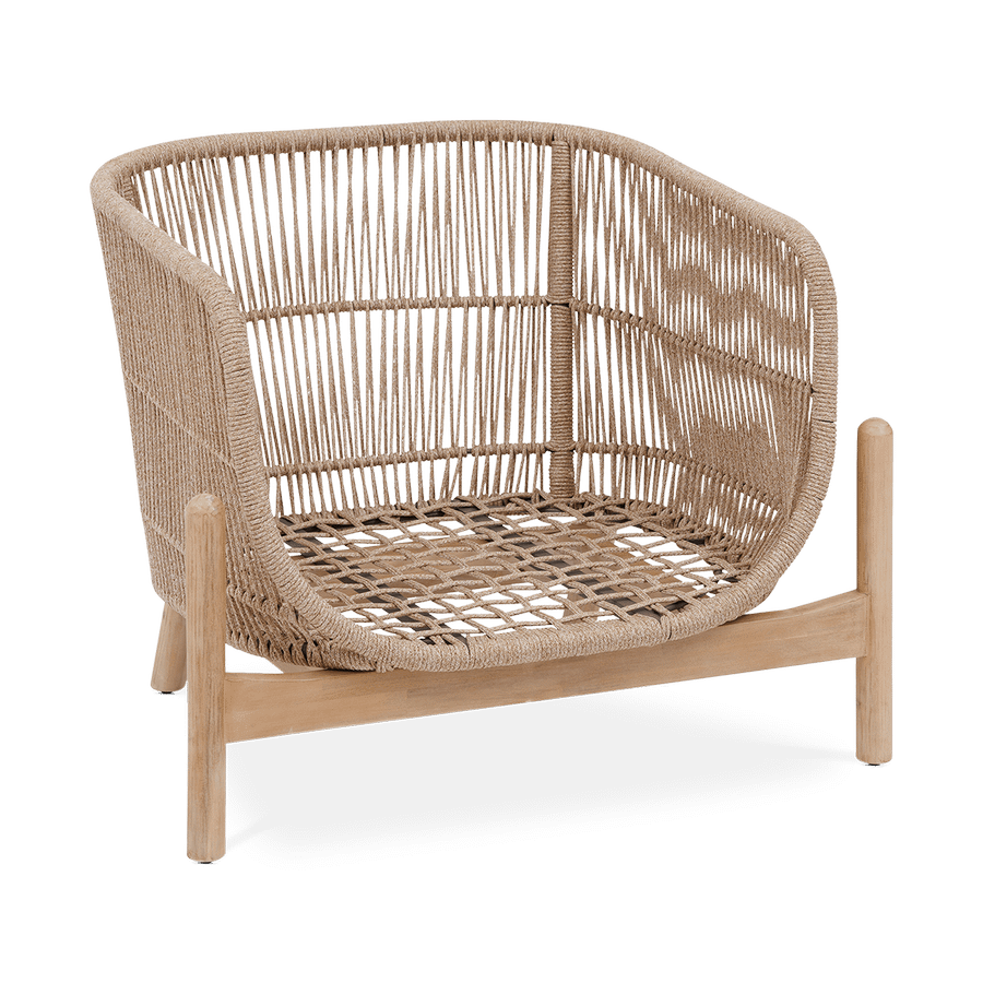 Fauteuil TRAPANI Acacia/Taupe Fauteuil TRAPANI Acacia/Taupe