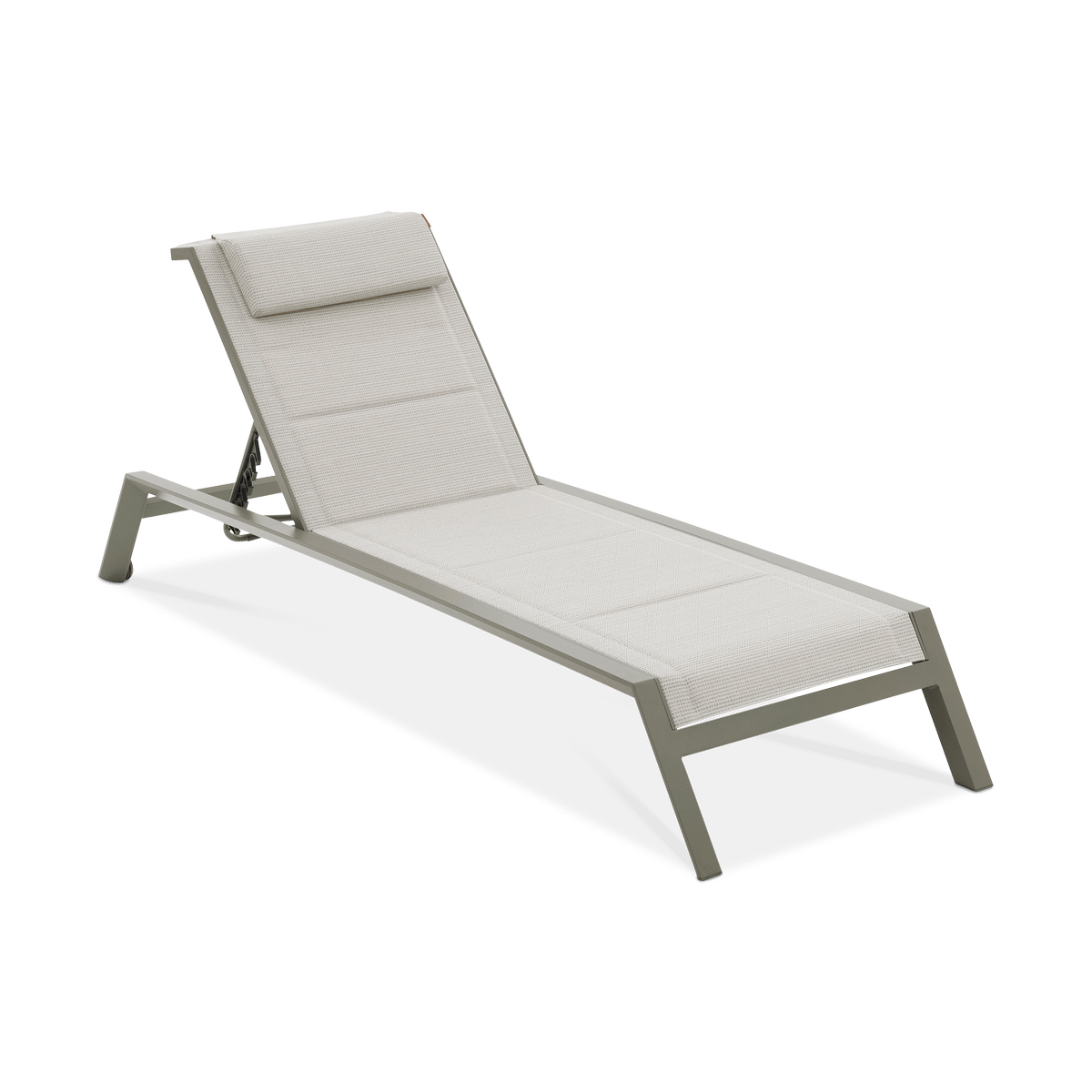 Ligbed Verstelbaar ARONA Olijf/Beige