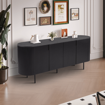 Dressoir PORTO 4D Donkerbruin Dressoir PORTO 4D Donkerbruin