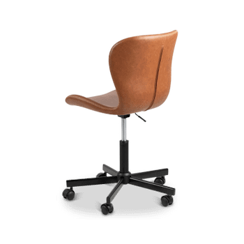 Bureaustoel PLATS PU Retro Brandy Bureaustoel PLATS PU Retro Brandy