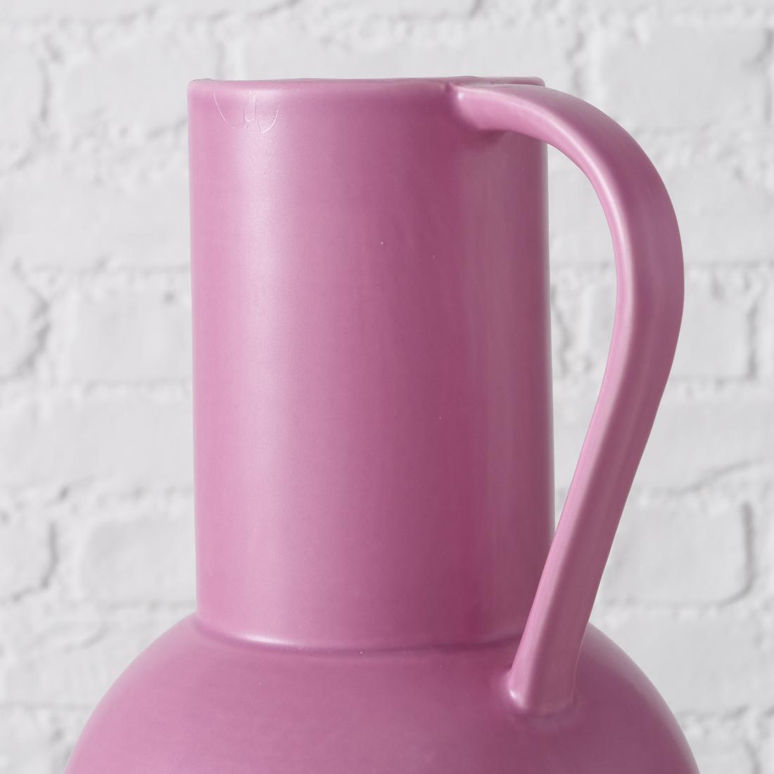 Vaas ZUKY handvat roze Vaas ZUKY handvat roze