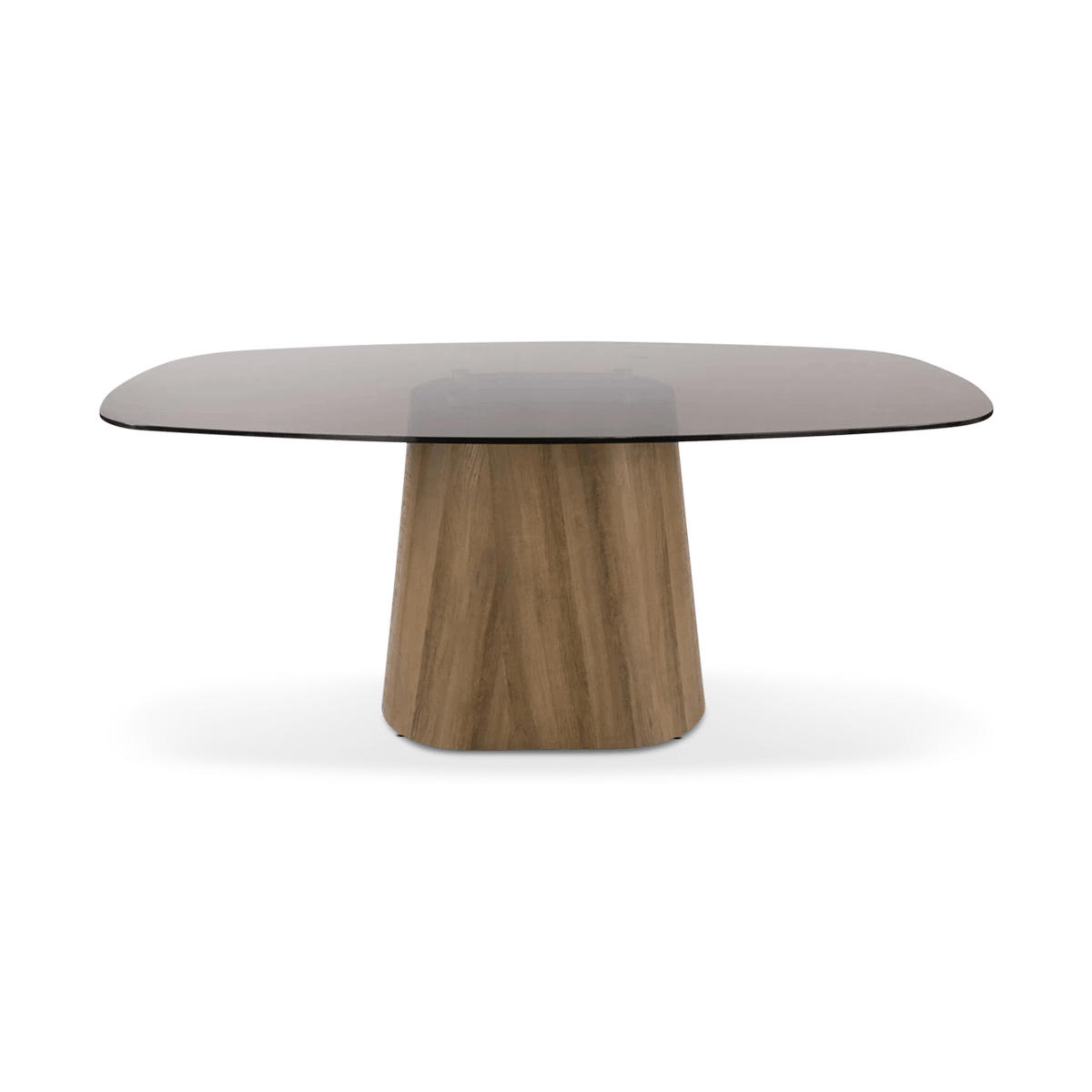 Eettafel CELIANO Brons Glas 180x90
