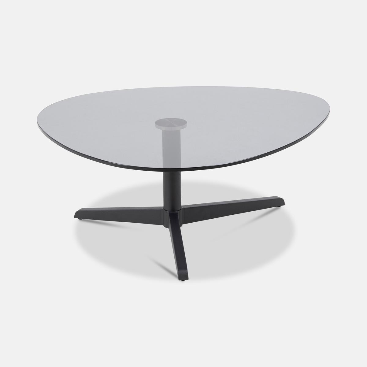 Salontafel MALBORD Glas Smoke/Metal Black