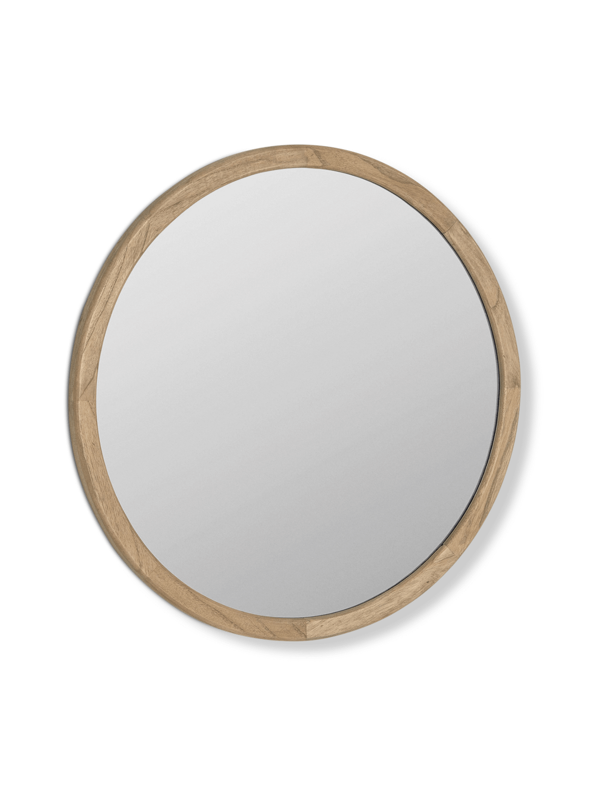 Aluin ronde spiegel hout mindi ⌀80 cm