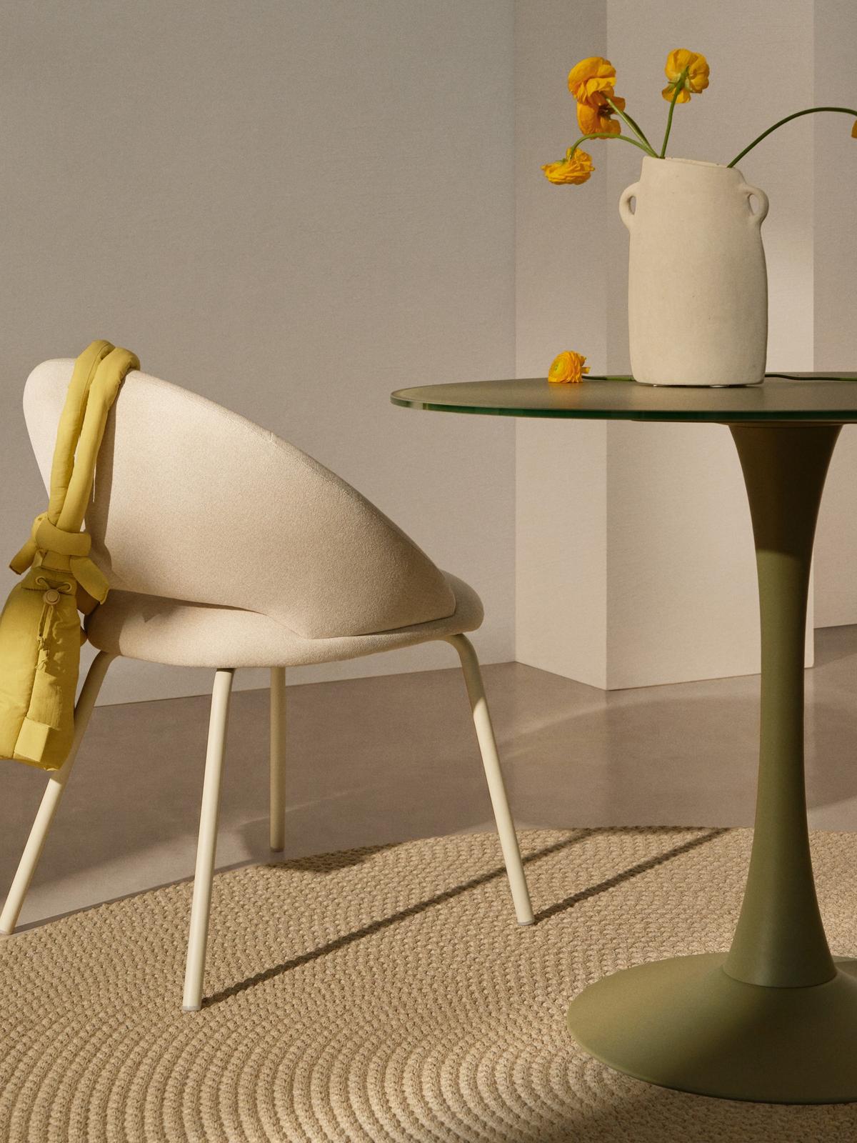 Eettafel Vedira Groen Ø120 cm