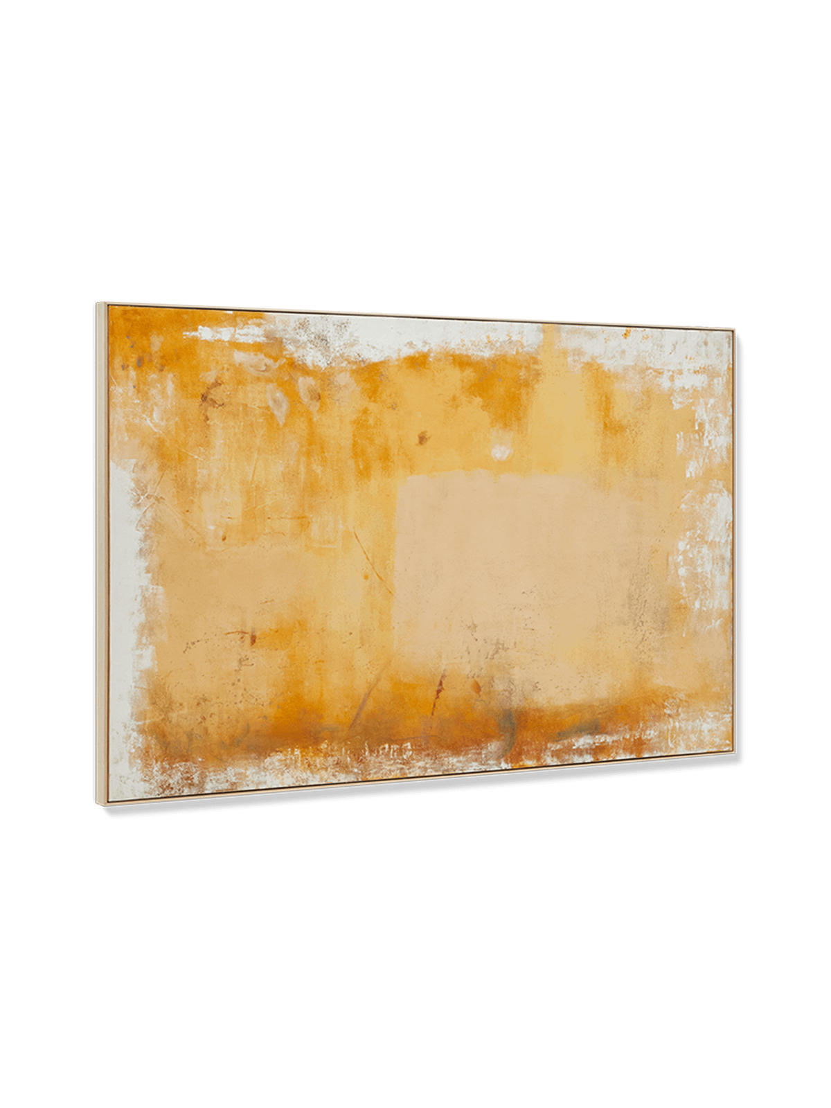 Abstract schilderij Selnar geel 202 x 122 cm