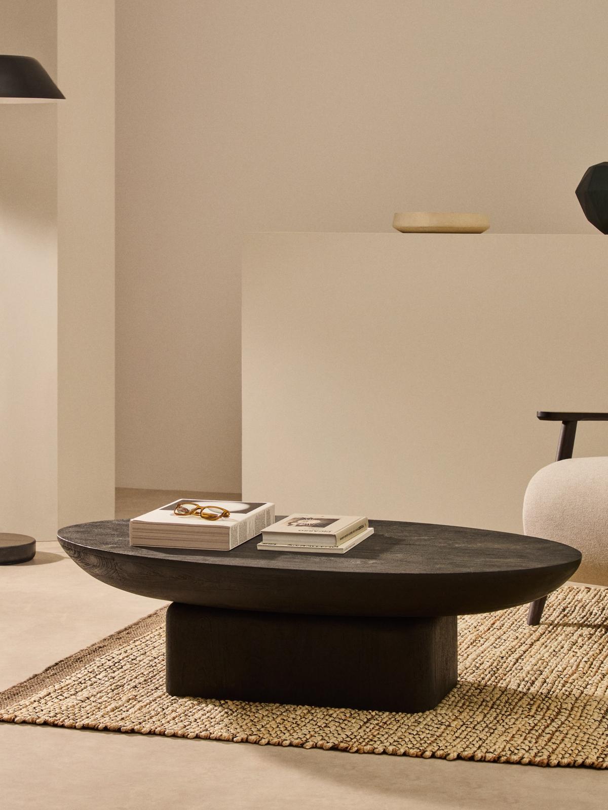 Salontafel Ovak Massief Acaciahout