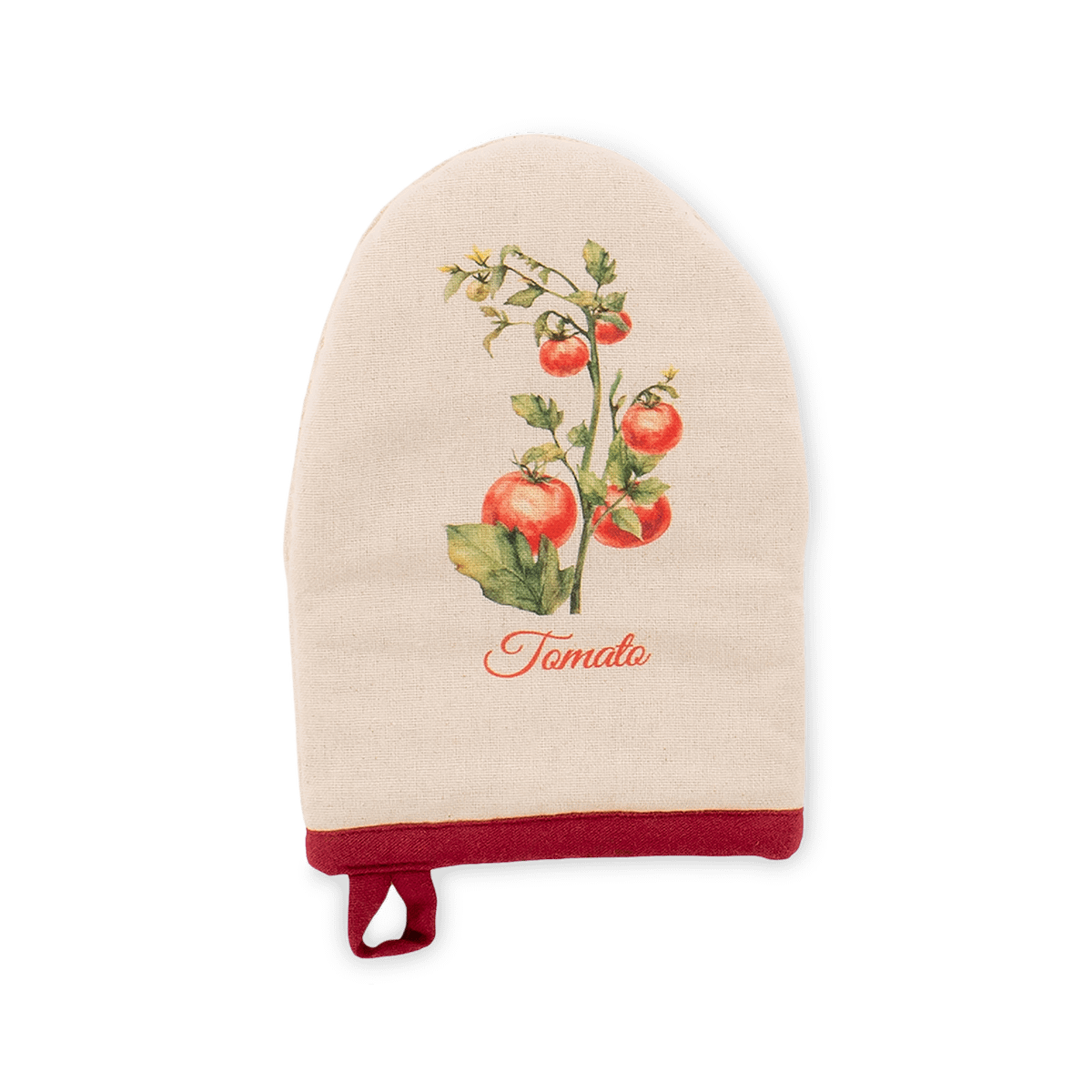 Gripper TOMATO Katoen Beige/Rood Set van 2