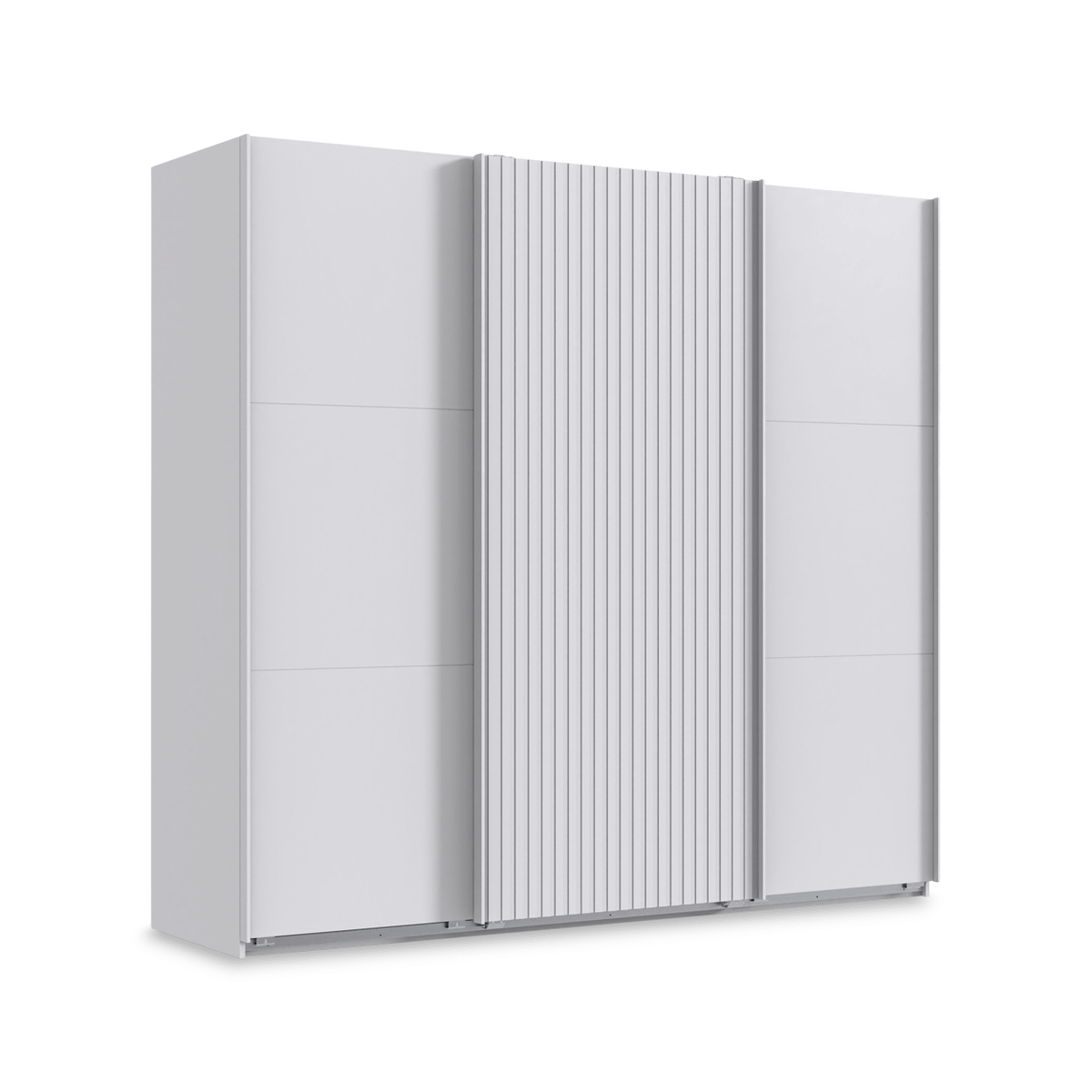Kleerkast GERONA Wit/Latten Wit B250