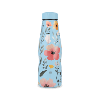 Isoleerfles DAMYAN 500ml Garden Blauw Isoleerfles DAMYAN 500ml Garden Blauw