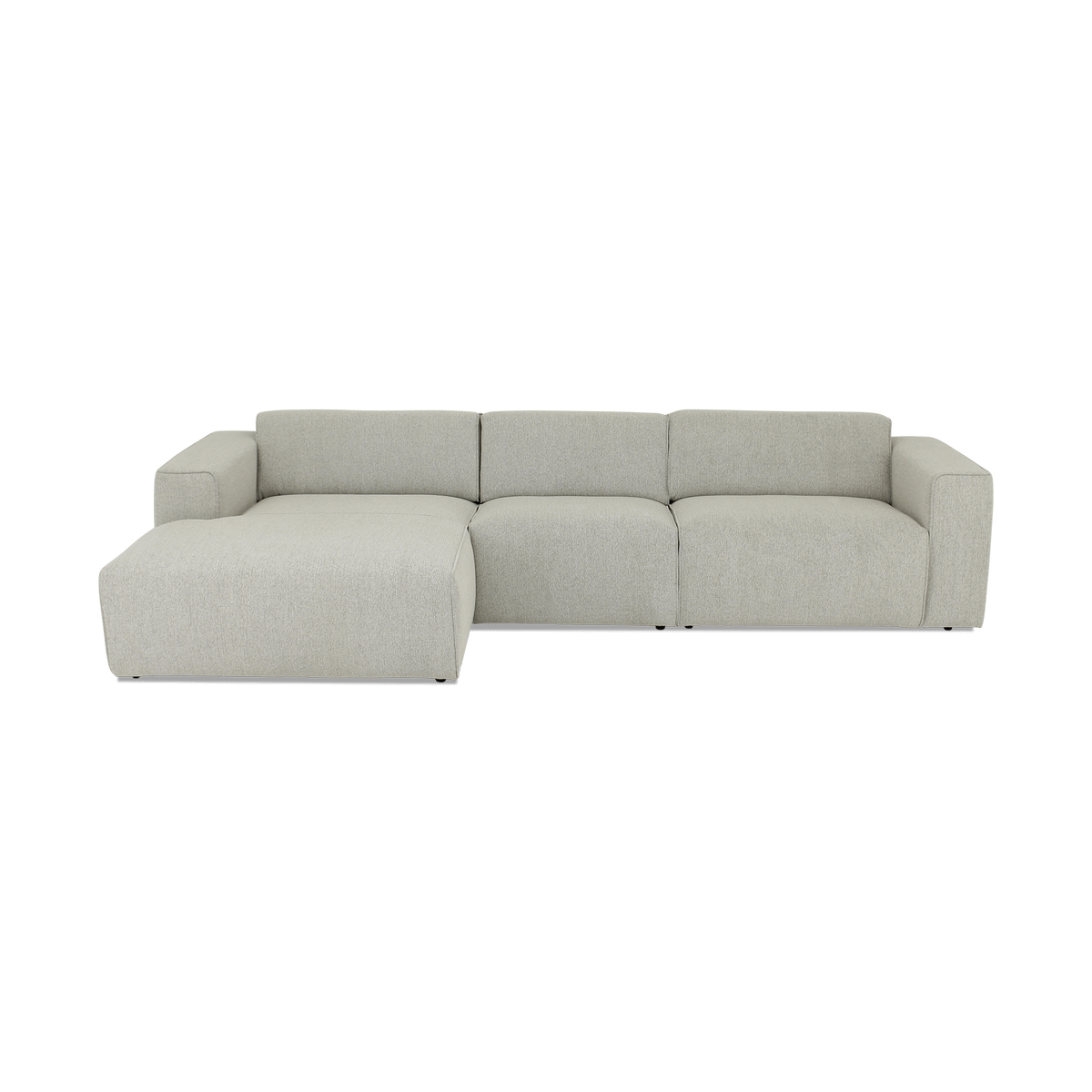 Hoeksalon SMILE Naturel B312-L161 Longchair Links
