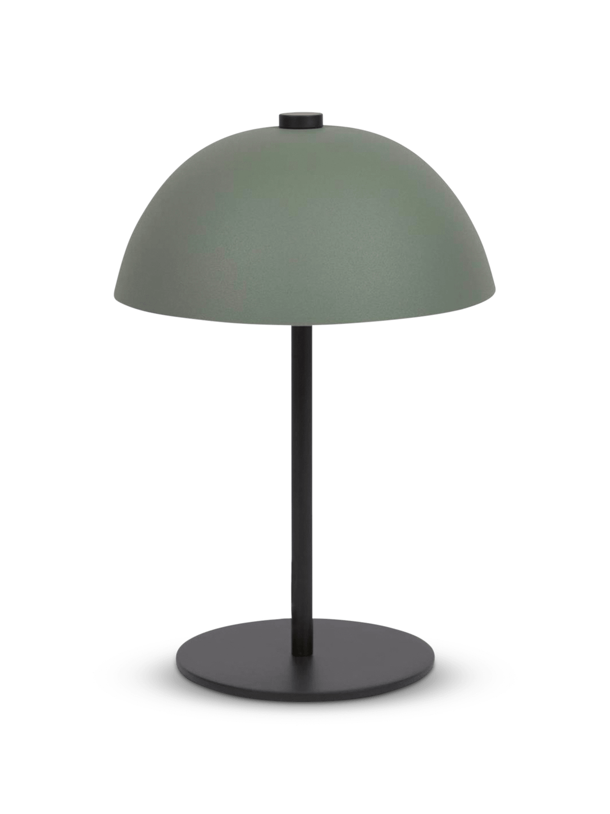 Metalen tafellamp Aleyla met groene afwerking