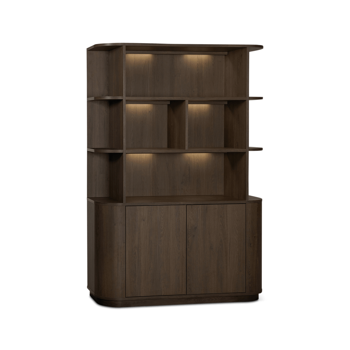Wandkast LISBOA Brown Oak B143