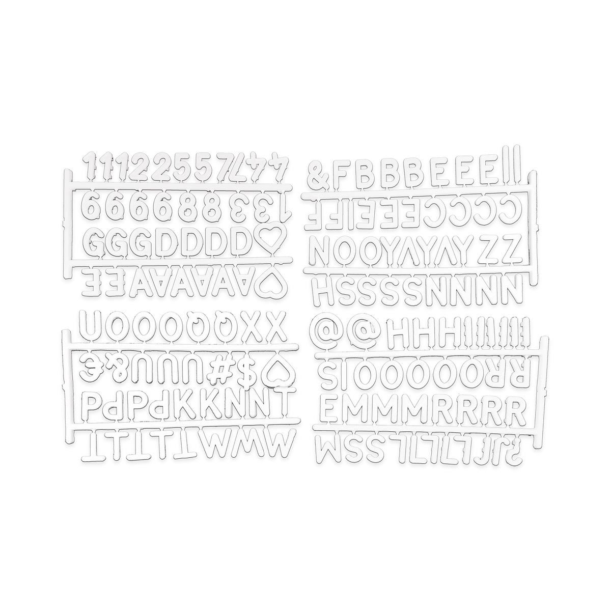Letterset LILJA 148-Delig Wit