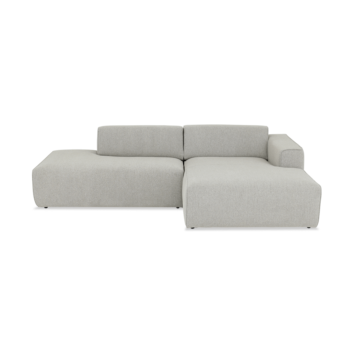 Hoeksalon SMILE Longchair Rechts Sneak Naturel