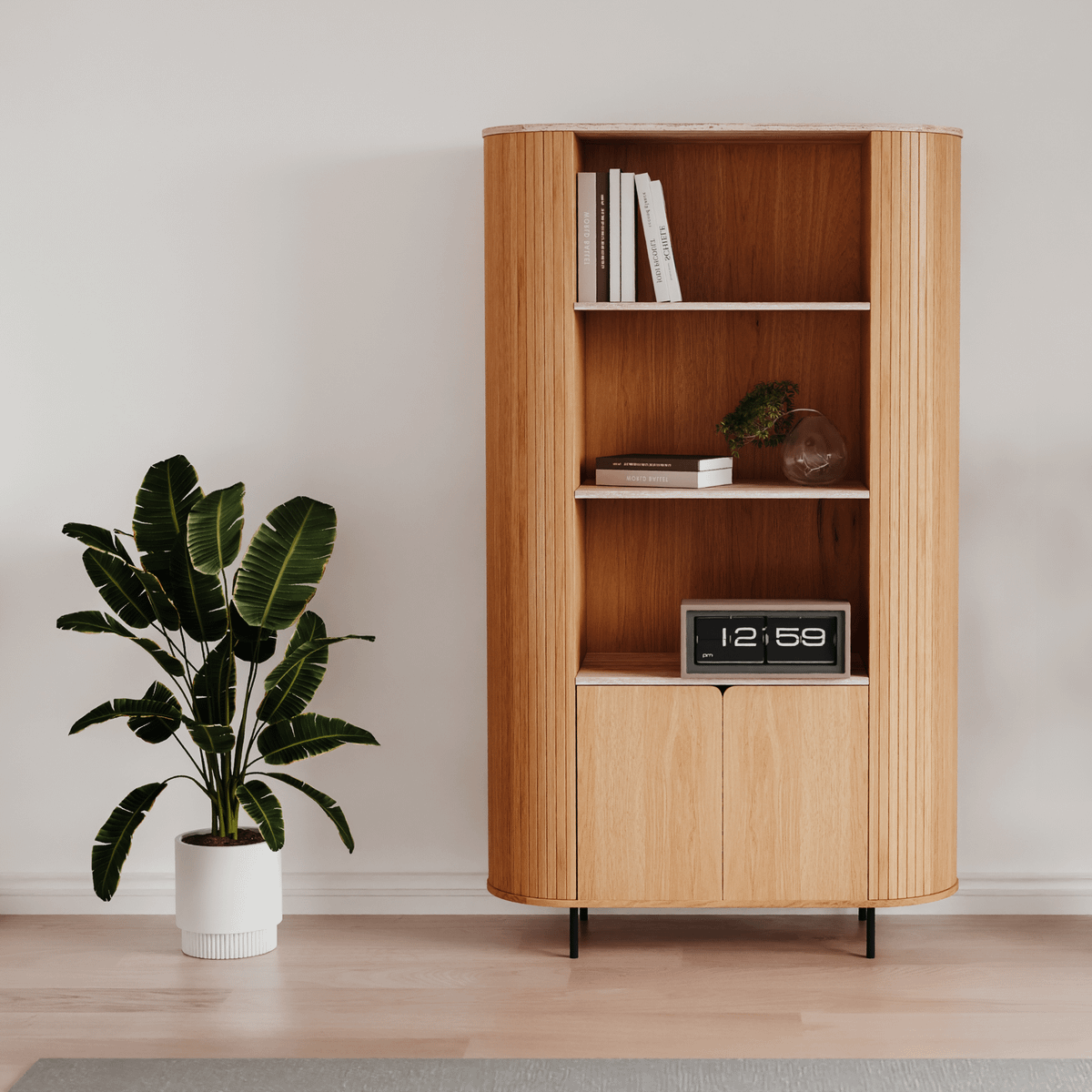 Bergkast MALIK Eik/Travertijn B100