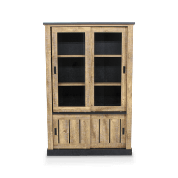 Glaskast KAMIEL Industrial Oak Glaskast KAMIEL Industrial Oak