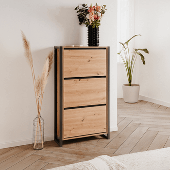 Schoenenkast ROCKY Artisan Eik/Antraciet Schoenenkast ROCKY Artisan Eik/Antraciet