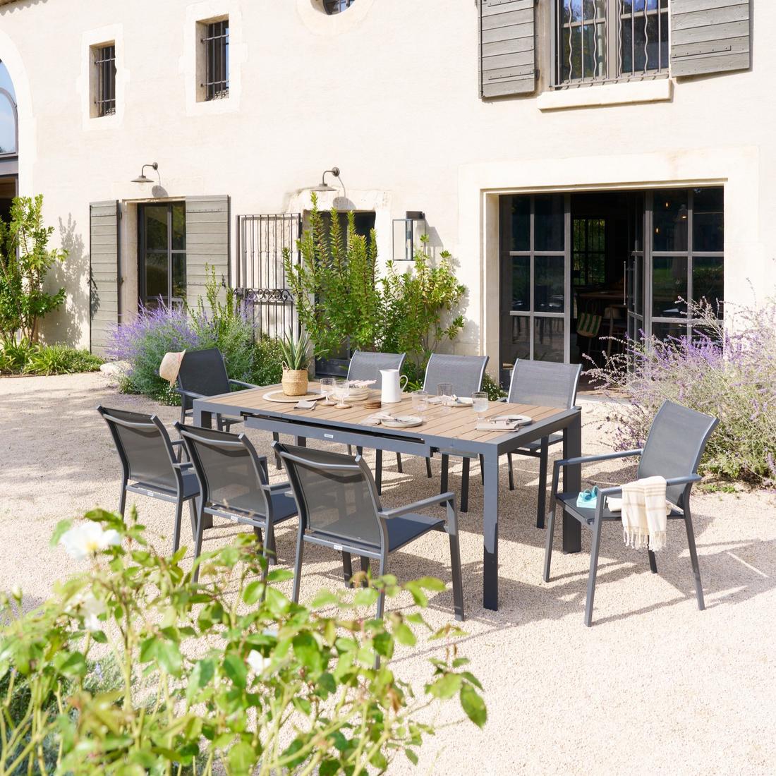 Tuinstoel DURELLA Grafiet Tuinstoel DURELLA Grafiet