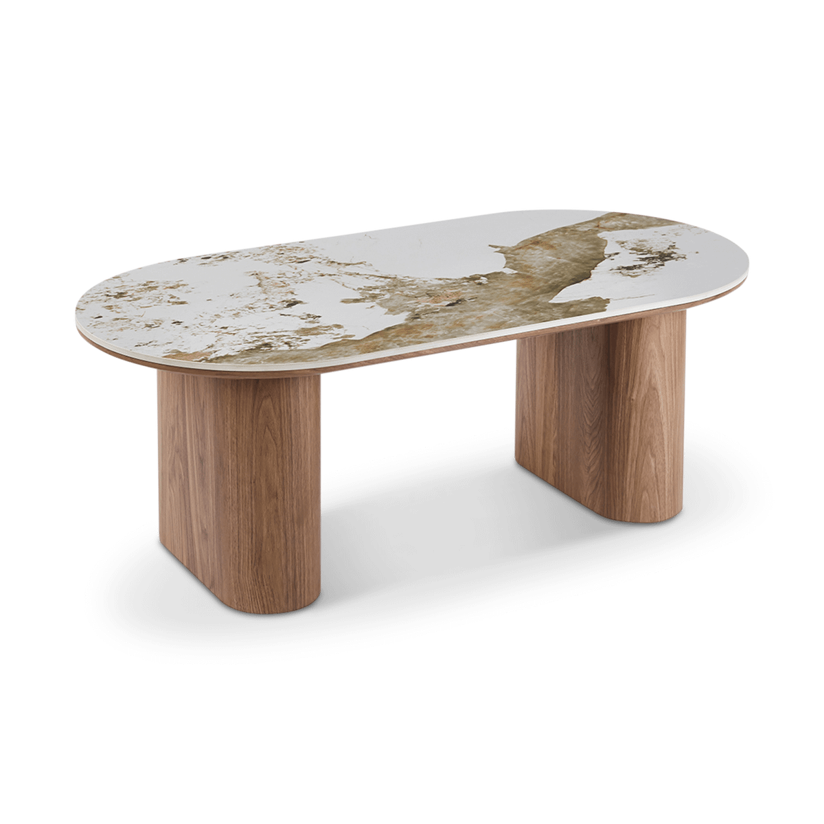 Salontafel SELINA 120x60 Steen Pandora Goudbruin