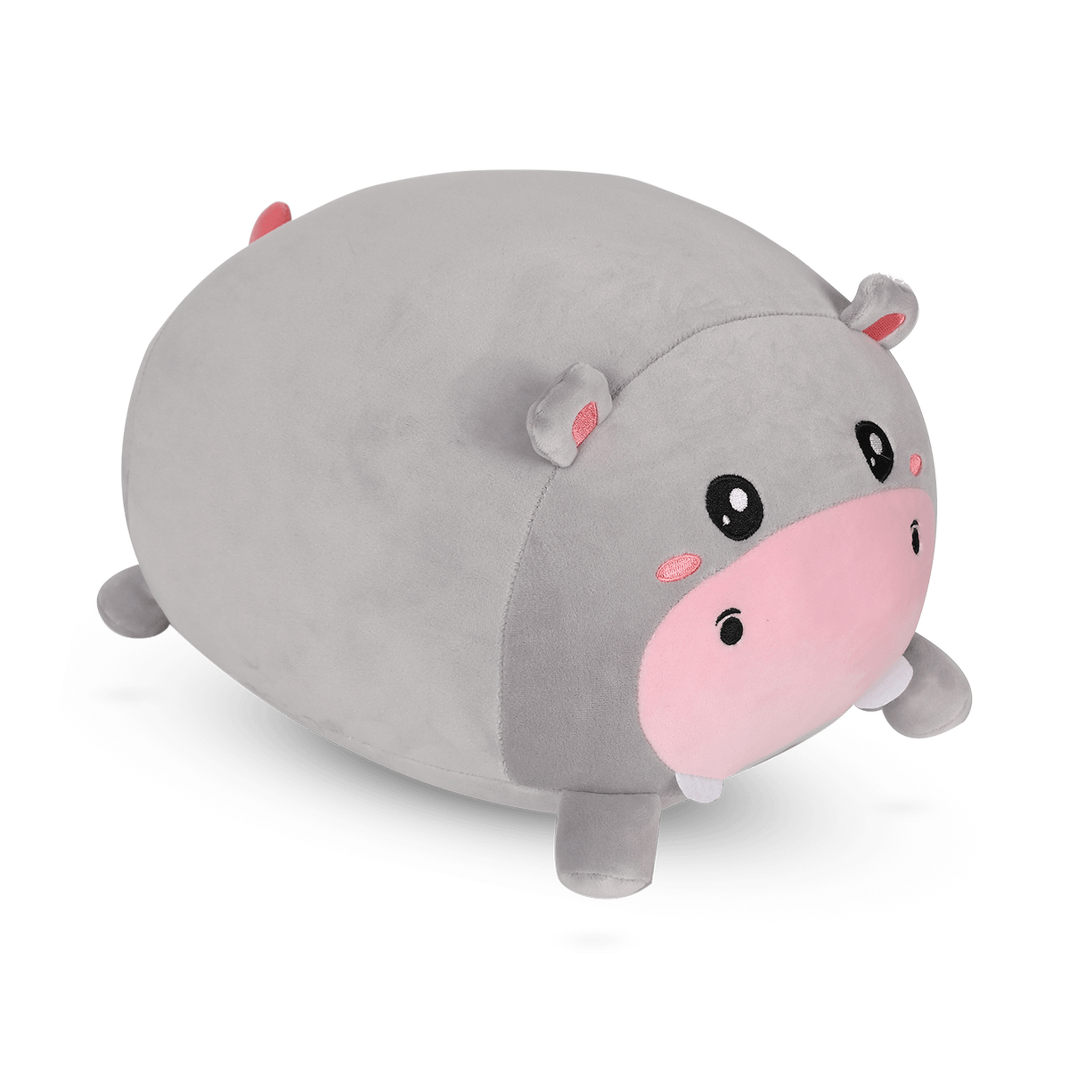 Kussen HIPPO Grijs/Roze