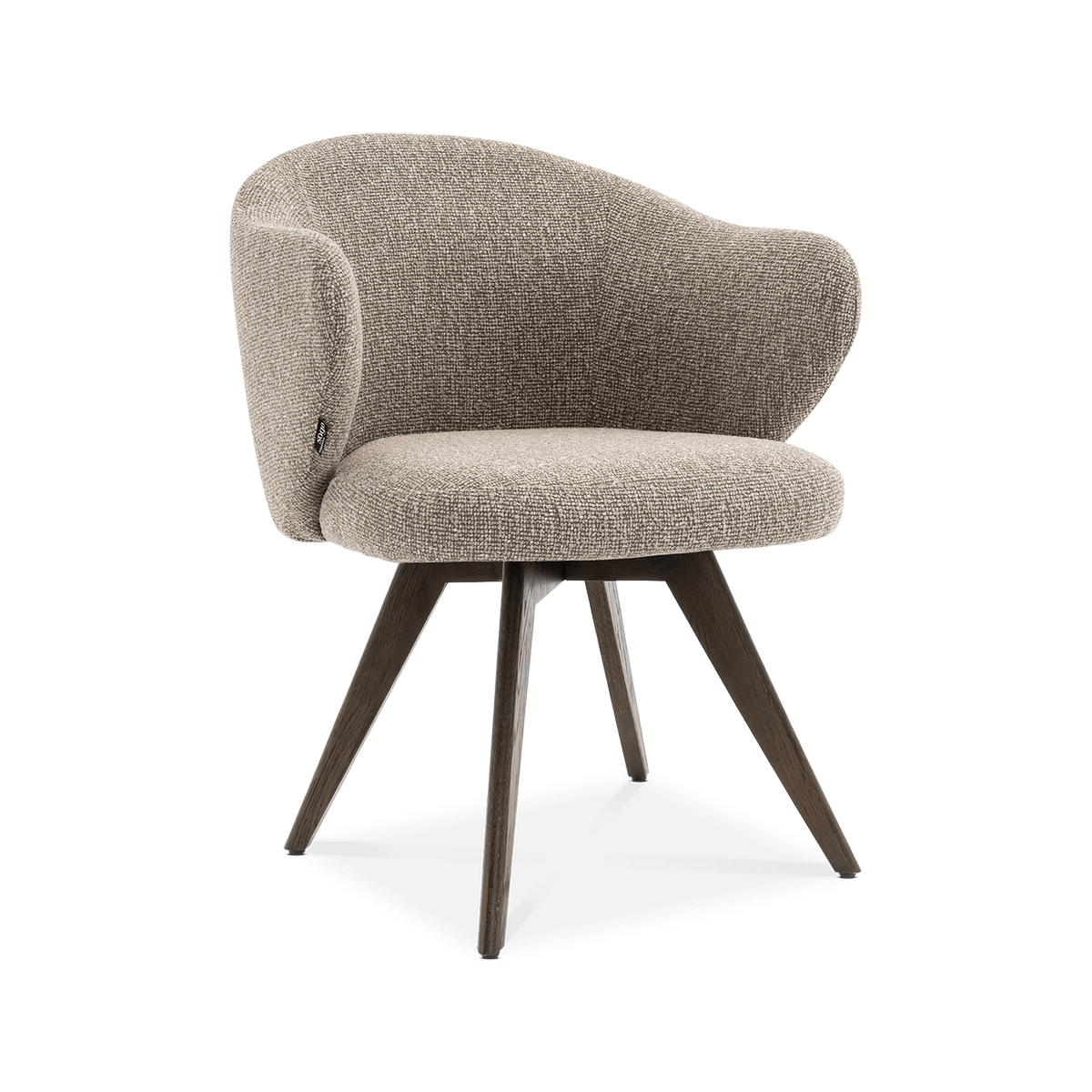 Armstoel MAJA Shitake/Dirty oak