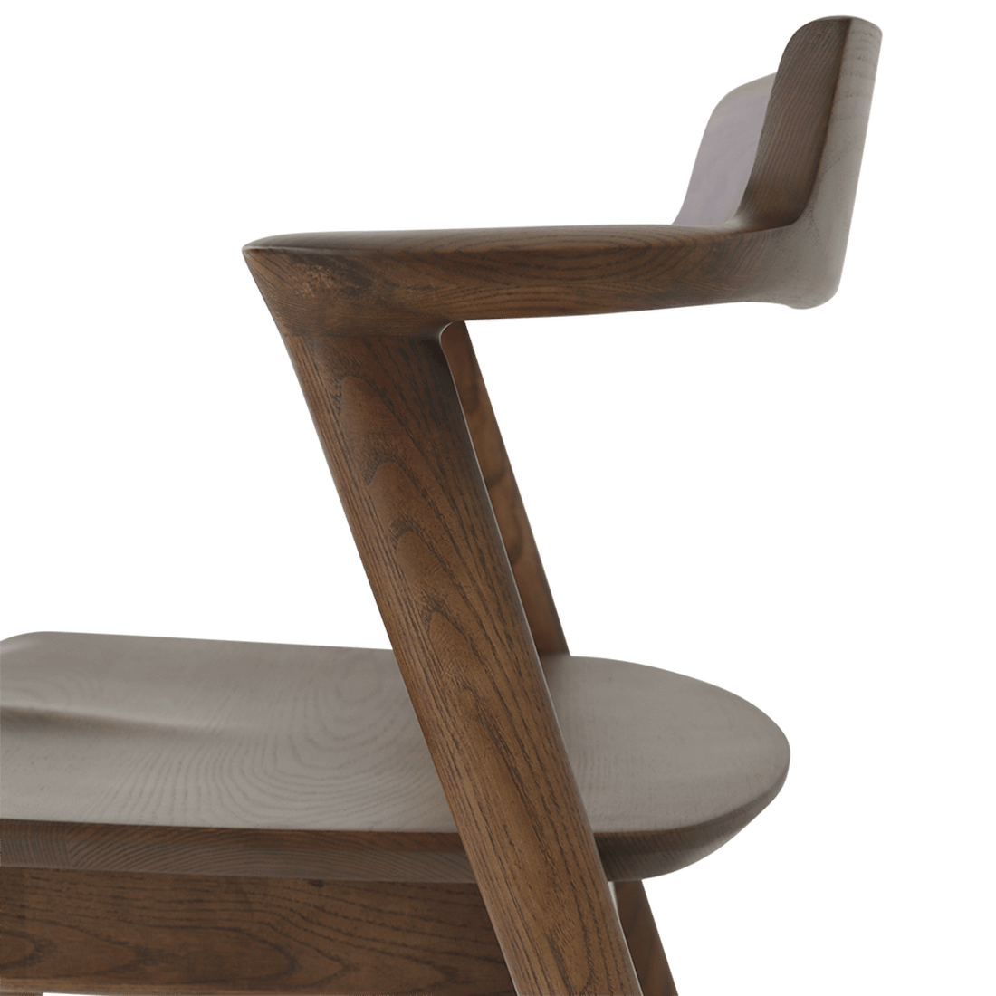 Stoel TEO Ash Wood Walnut Stoel TEO Ash Wood Walnut